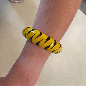 Vintage Tiger Stripe Bangle Bracelet